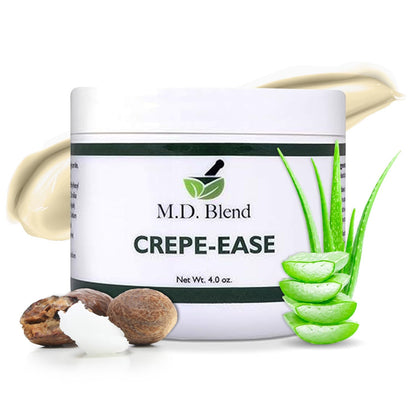 M.D. Blend Crepe-Ease Body Moisturizer Anti Aging Retinol Cream Firming, Smoothing & Hydrating Cream for Crepey Skin on Neck, Arms & Legs Crepe Skin Repair, Advanced Crepe Fix, 4 oz - Maple Wellness Supplements