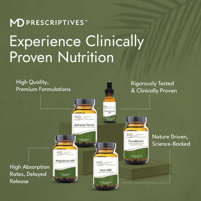 MD Prescriptives - PureBiotic - Probiotic Dietary Supplement for Digestive & Gut Health - 60 Capsules - Maple Wellness Supplements
