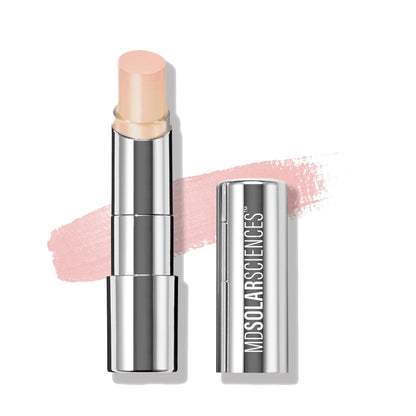 MDSolarSciences Tinted Sheer Lip Balm SPF 30 | Hydrating Lip Sunscreen | Shea Butter, Jojoba & Avocado Oils | Moisturizing, Vegan, & Clean| 0.15 oz, Natural pH Reactive Color Shimmer - Maple Wellness Supplements