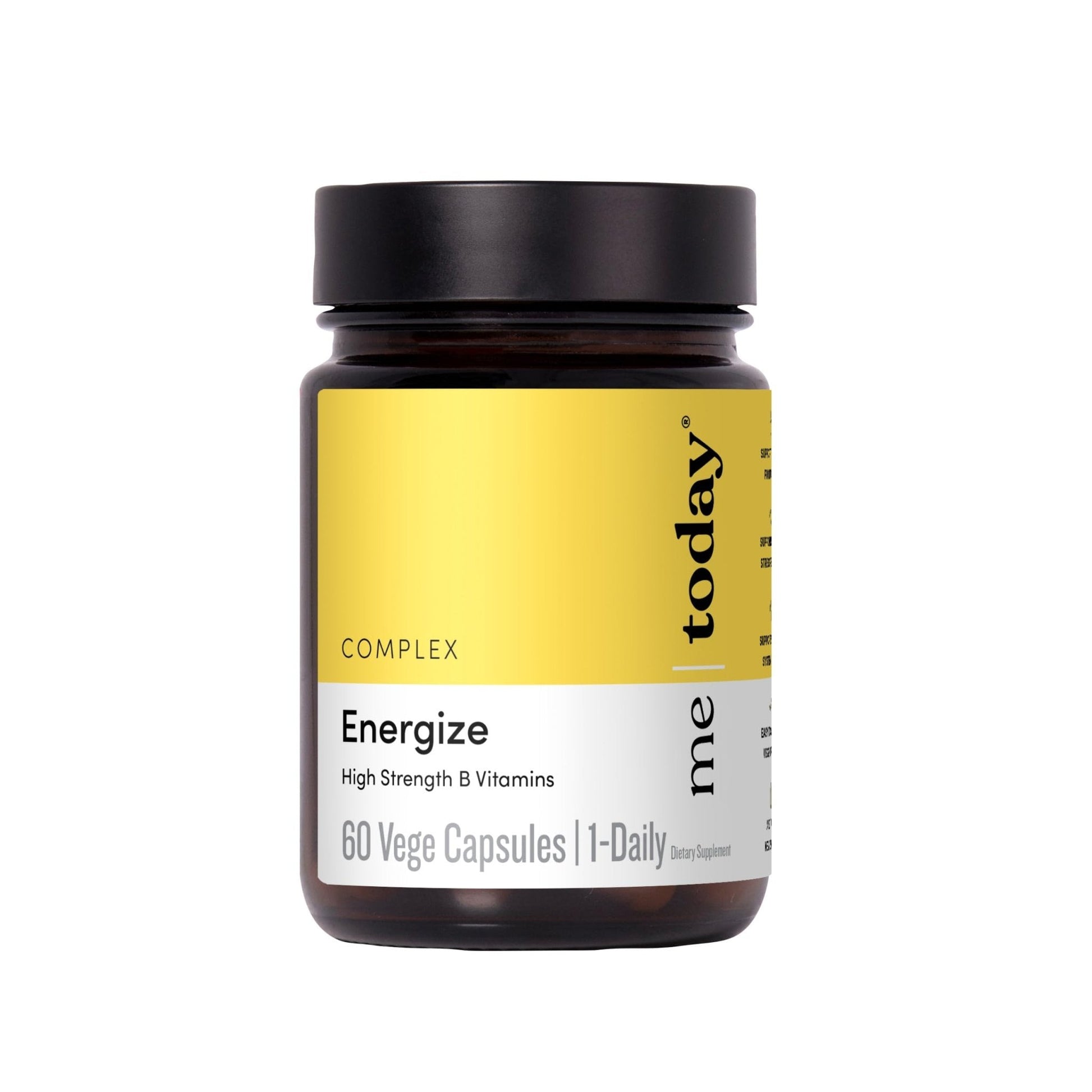 me today Energise Supplement Super B Vitamin B Complex for Men & Women - B6, B12 with Vitamin C, Zinc, Ashwagandha and Siberian Ginseng - Maple Wellness Supplements