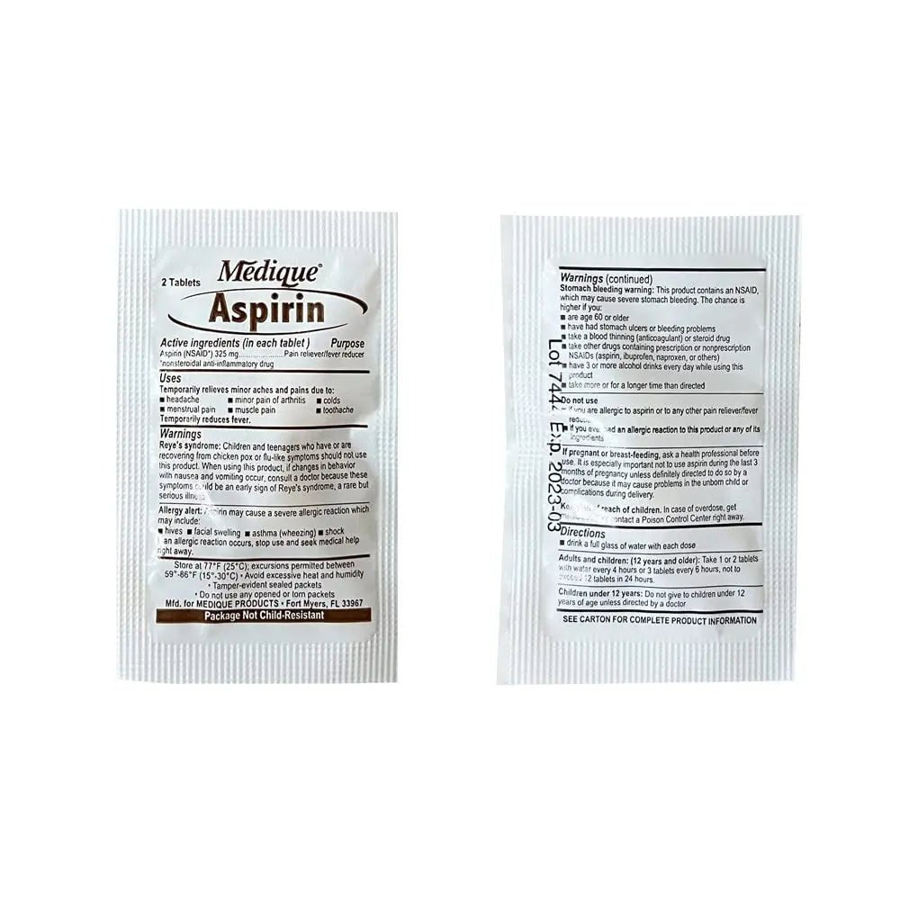 MEDICATIONS Unit DOSE Pack by RESCUE ESSENTIALS - Maple Wellness Supplements
