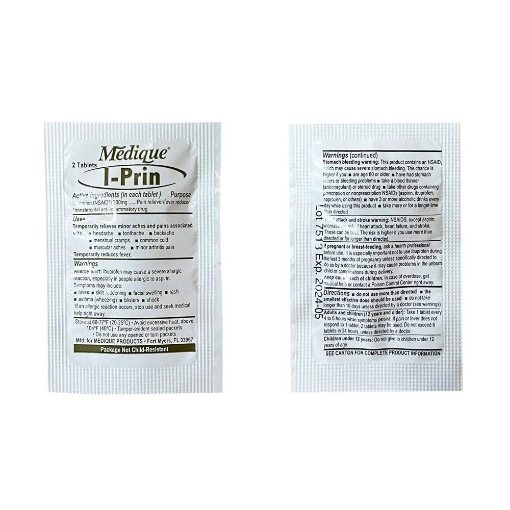 MEDICATIONS Unit DOSE Pack by RESCUE ESSENTIALS - Maple Wellness Supplements