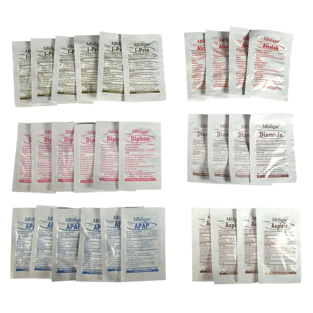 MEDICATIONS Unit DOSE Pack by RESCUE ESSENTIALS - Maple Wellness Supplements