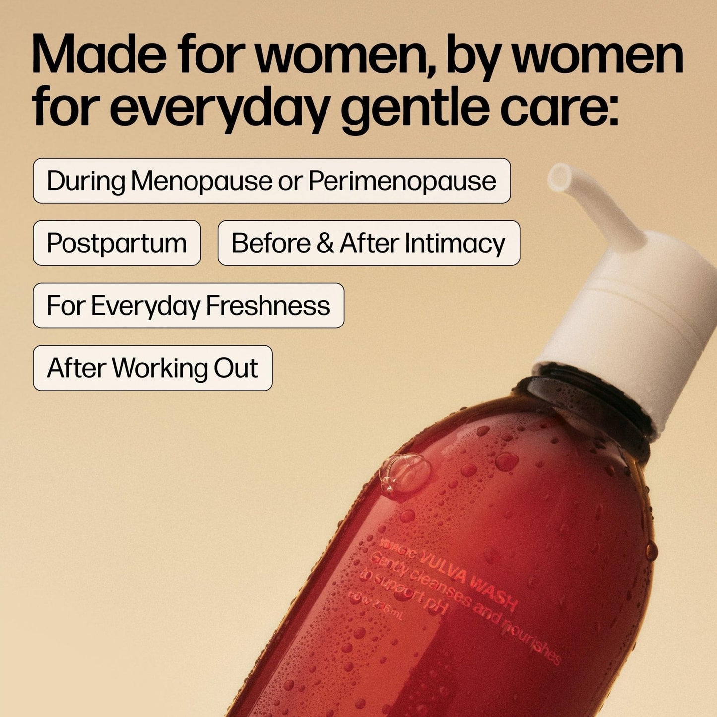 Medicine Mama's Apothecary Vmagic Gentle Feminine Wash pH Balanced to Cleanse and Rejuvenate Intimate Skin with Chamomile, Collagen, Vitamin E and Sage – Hormone Free — 8 oz - Maple Wellness Supplements