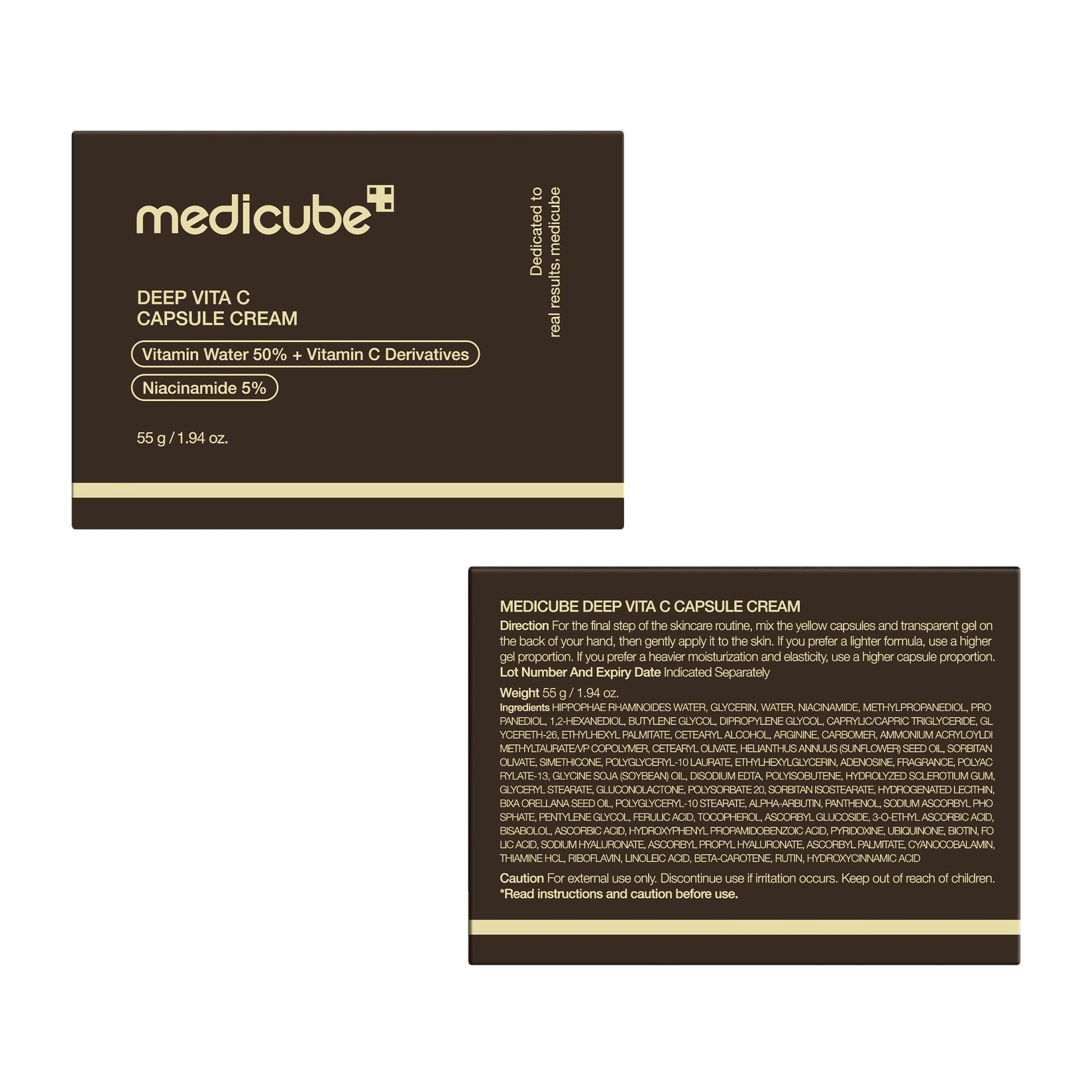medicube Capsule Cream with Deep Vitamin C | Liposome Vitamin C Golden Capsule - Maple Wellness Supplements