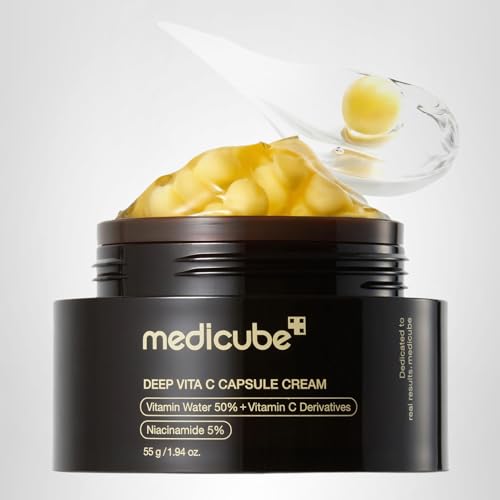 medicube Capsule Cream with Deep Vitamin C | Liposome Vitamin C Golden Capsule - Maple Wellness Supplements