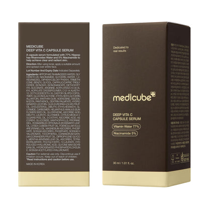 medicube Deep Vitamin C Capsule Serum | Hydrating Vitamin C Serum for Dull & Uneven-Looking Skin with Visible Concerns - Maple Wellness Supplements