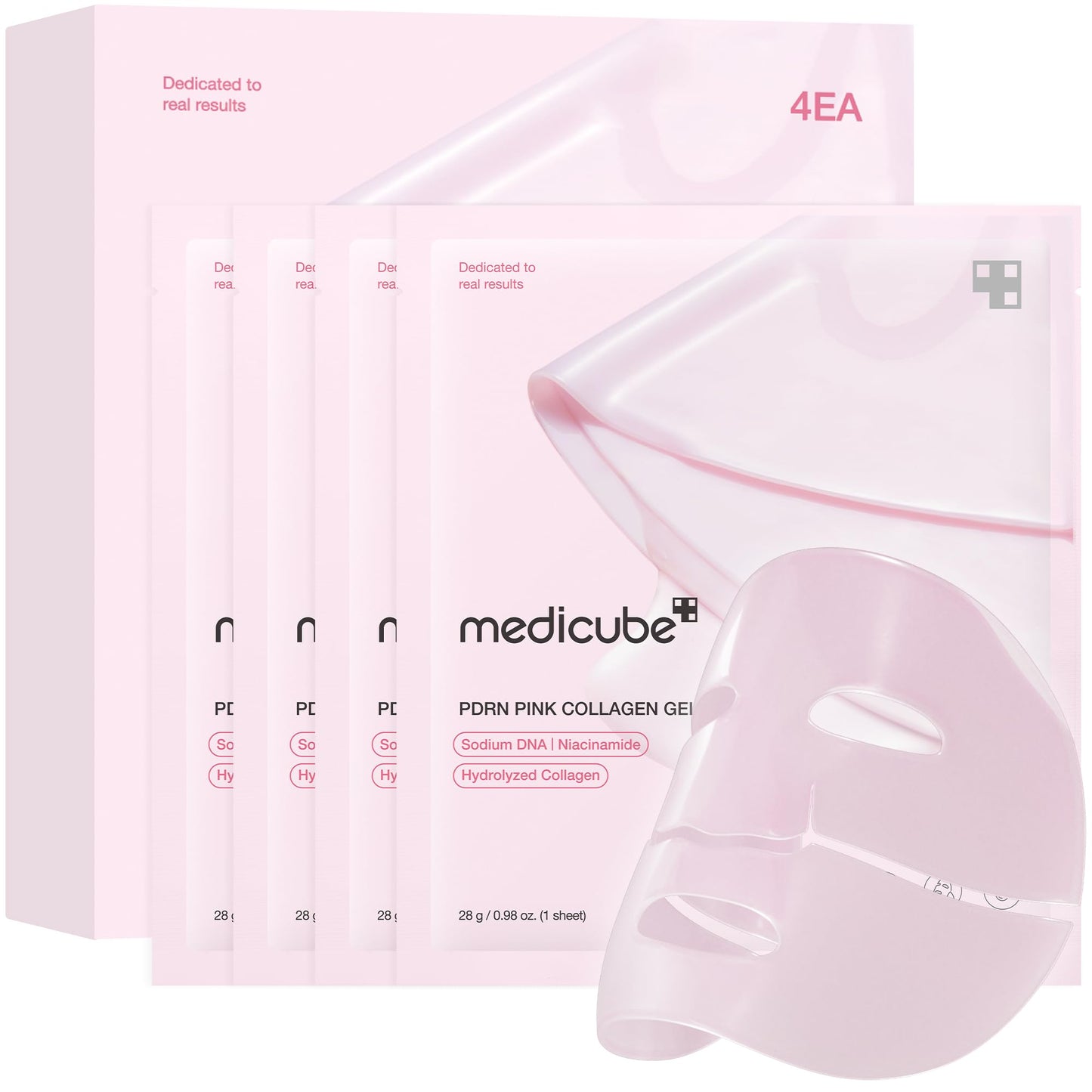medicube Jelly Gel Mask with Salmon DNA PDRN Pink Collagen | Overnight Face Mask - Maple Wellness Supplements