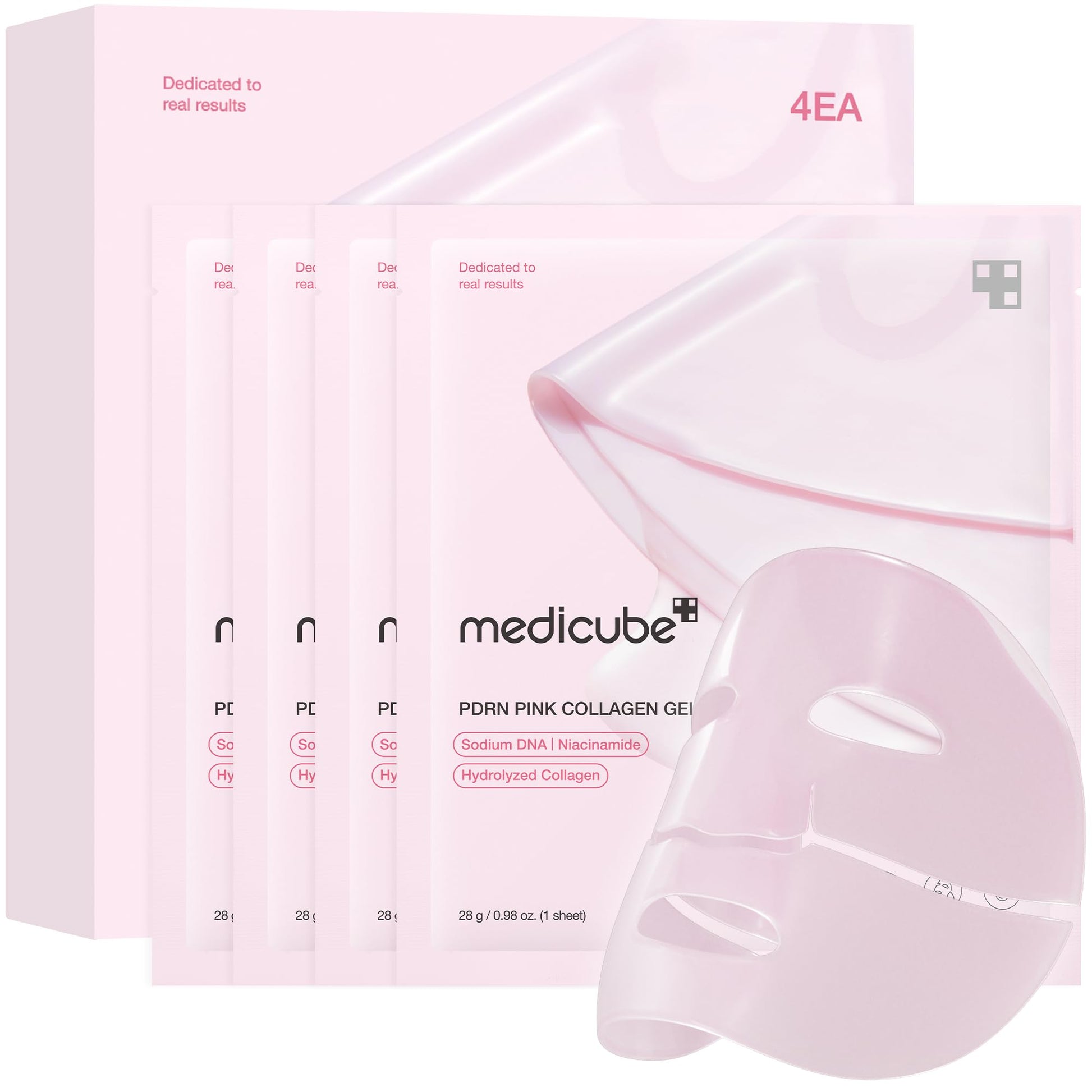 medicube Jelly Gel Mask with Salmon DNA PDRN Pink Collagen | Overnight Face Mask - Maple Wellness Supplements