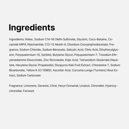 medicube Kojic Acid Turmeric Brightening Body Wash | Gentle Shower Gel for Uneven Skin - Maple Wellness Supplements