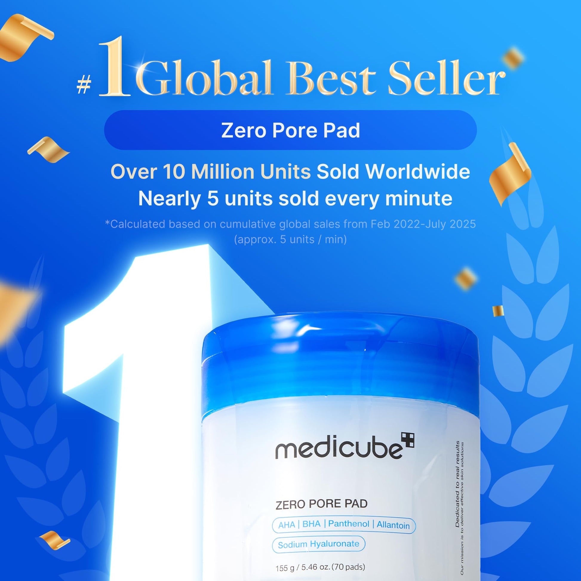 medicube Toner Pads Zero Pore Pad 2.0 | Dual-Textured Facial Pad for Exfoliation and Pore Care with 4.5% AHA Lactic Acid - Maple Wellness Supplements