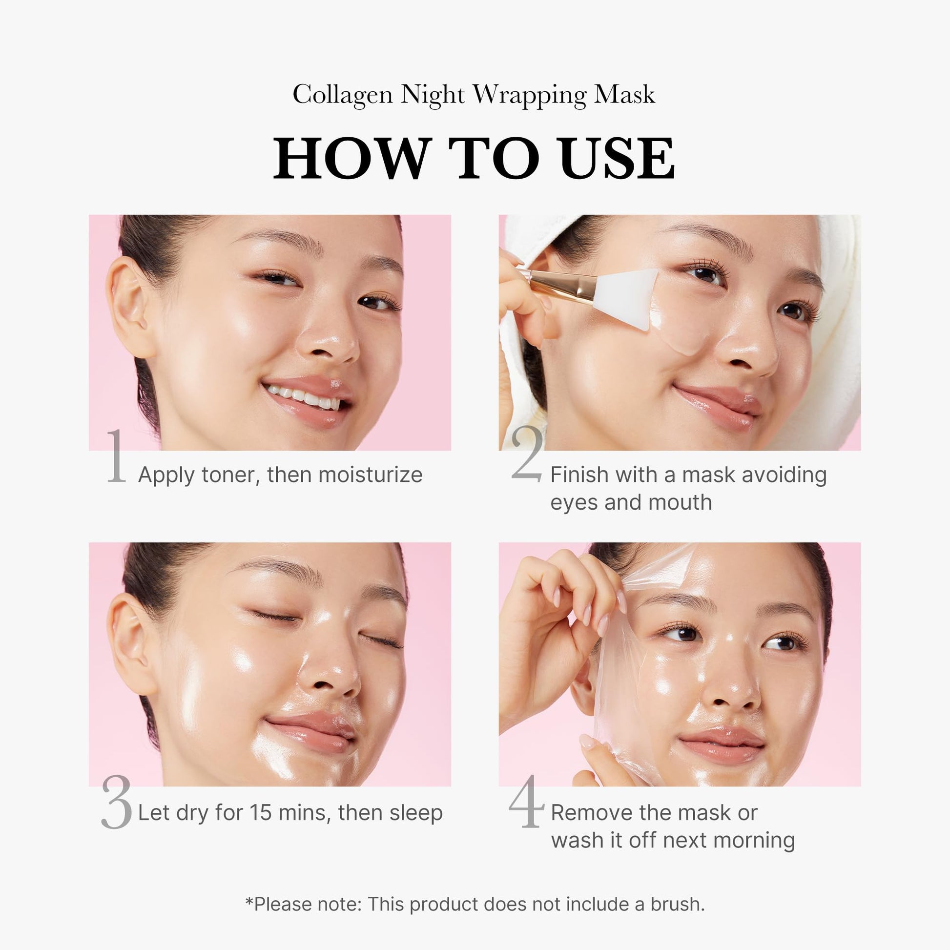 medicube Wrapping Mask Collagen Overnight Peel Off Facial Mask | Elasticity & Hydration Care, Reduces Sagging & Dullness - Maple Wellness Supplements