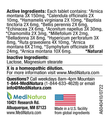 MediNatura Plant-Powered Pet Pain Relief Bundle T-Relief Pet Pain Tablets (90) + T-Relief Pet Arthritis (90) 12 Plant-Based Homeopathic Pain Relievers with Arnica - Support for Muscles, Joints + HIPS - Maple Wellness Supplements