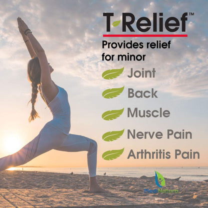 MediNatura T-Relief Extra Strength Pain Relief Arnica +12 Plant-Based Pain Relievers 100ct Tablets T-Relief Extra Strength Pain Relief 3oz Cream Bundle - Maple Wellness Supplements