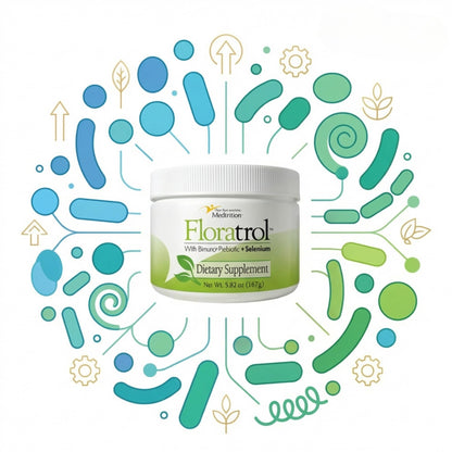 Medtrition Floratrol™ Prebiotic Fiber Powder for Digestive Health – Bimuno® GOS Prebiotic + Selenium – Supports Gut Health & Regularity – Dissolves Clear and Fast, - Maple Wellness Supplements