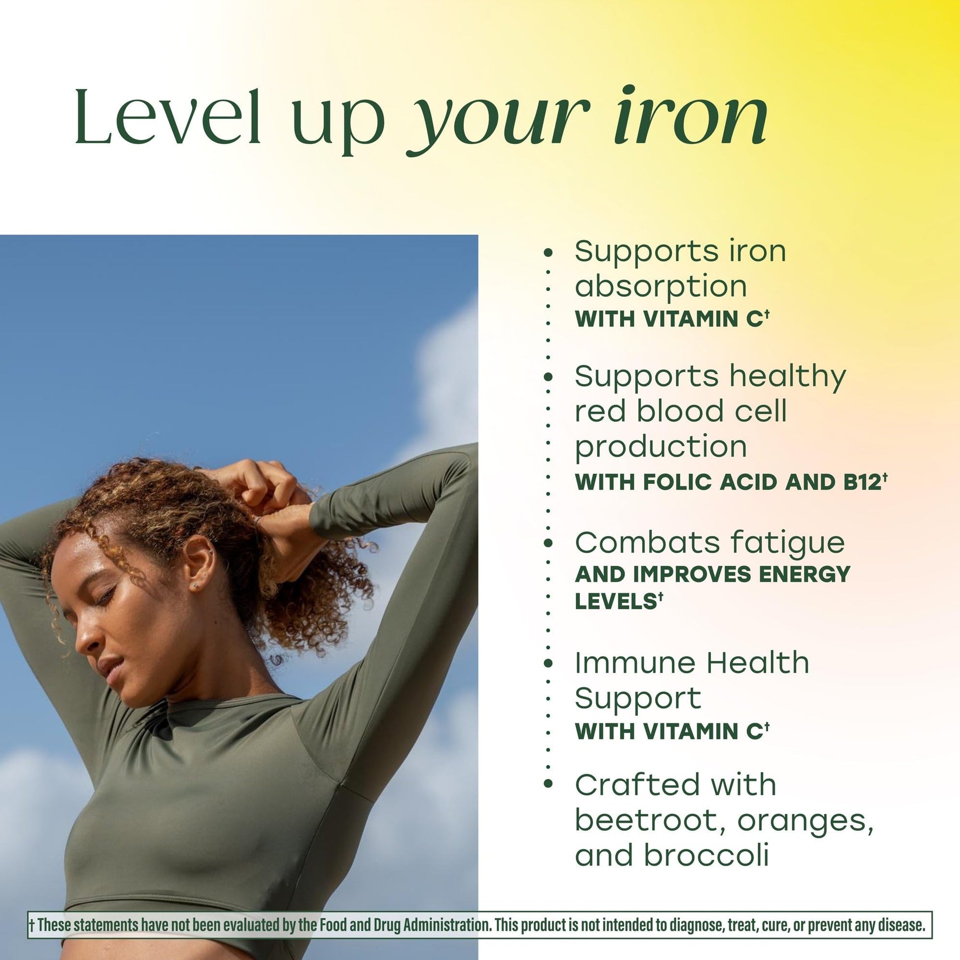 MegaFood Blood Builder Iron Supplement for Women & Men - Increase Iron Levels Without Side Effects - Combats Fatigue - Vitamin B12, Folic Acid & Vitamin C - Maple Wellness Supplements
