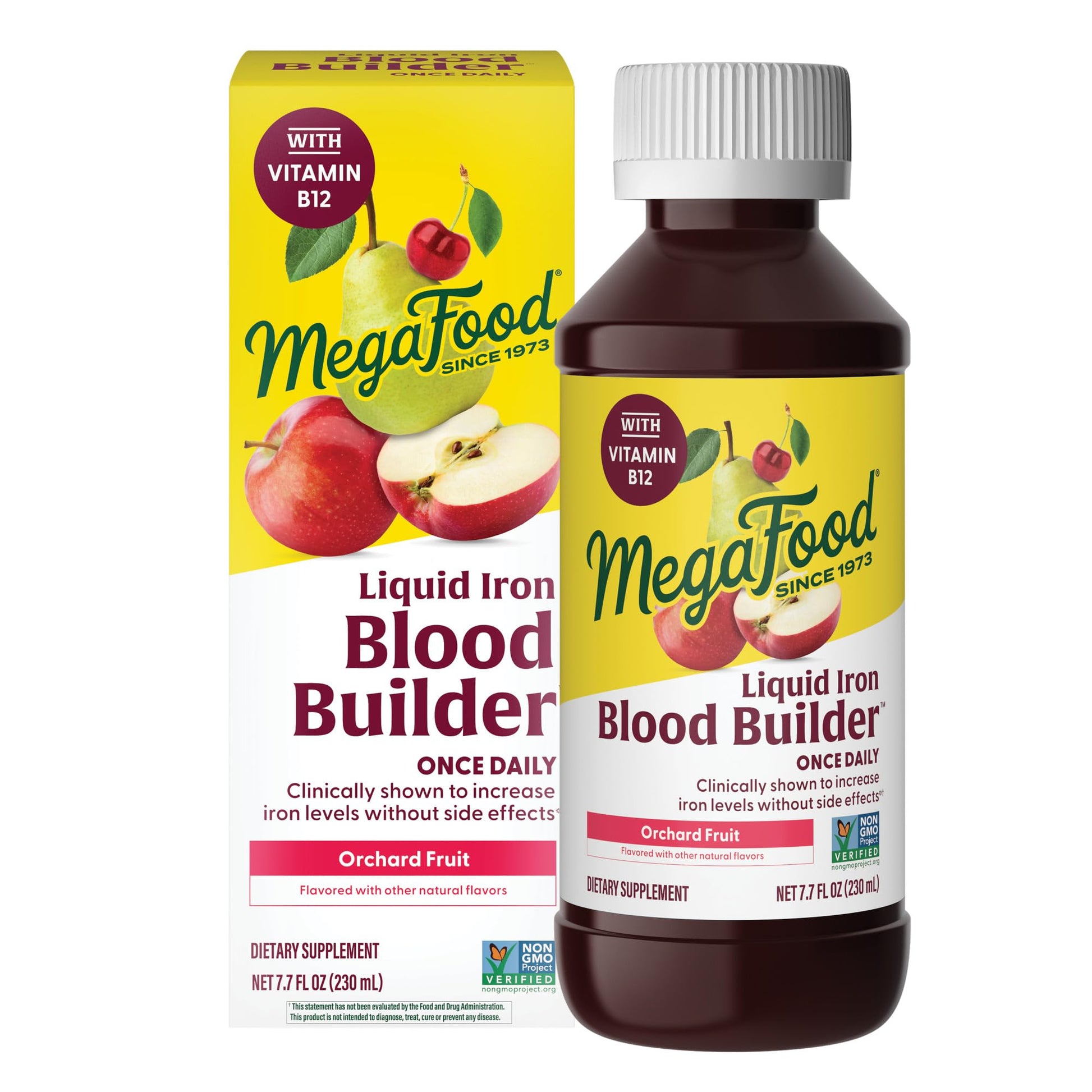 MegaFood Blood Builder Liquid Iron Supplement for Women, Men & Kids, Clinically Shown to Increase Iron Levels Without Constipation, - Maple Wellness Supplements