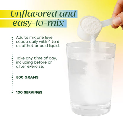MegaFood Micronized Creatine Monohydrate Powder - Unflavored Post & Pre Workout Powder for Men & Women - Cognitive & Exercise Performance Support - Maple Wellness Supplements