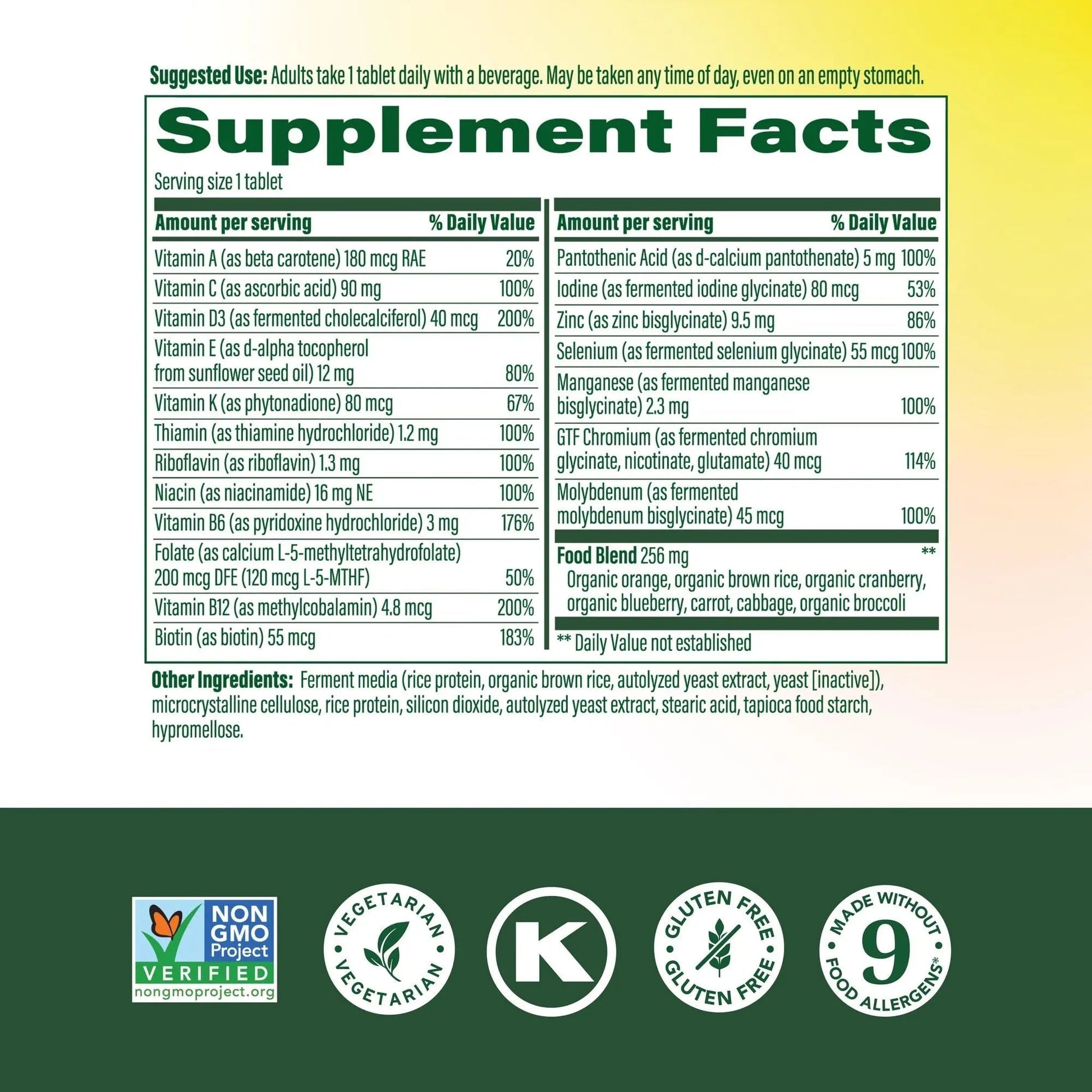 MegaFood Multivitamin for Women 55+ One Daily Womens Multivitamin with Vitamin D3, C, Zinc & Bioavailable Vitamin B12 & Folate - Maple Wellness Supplements
