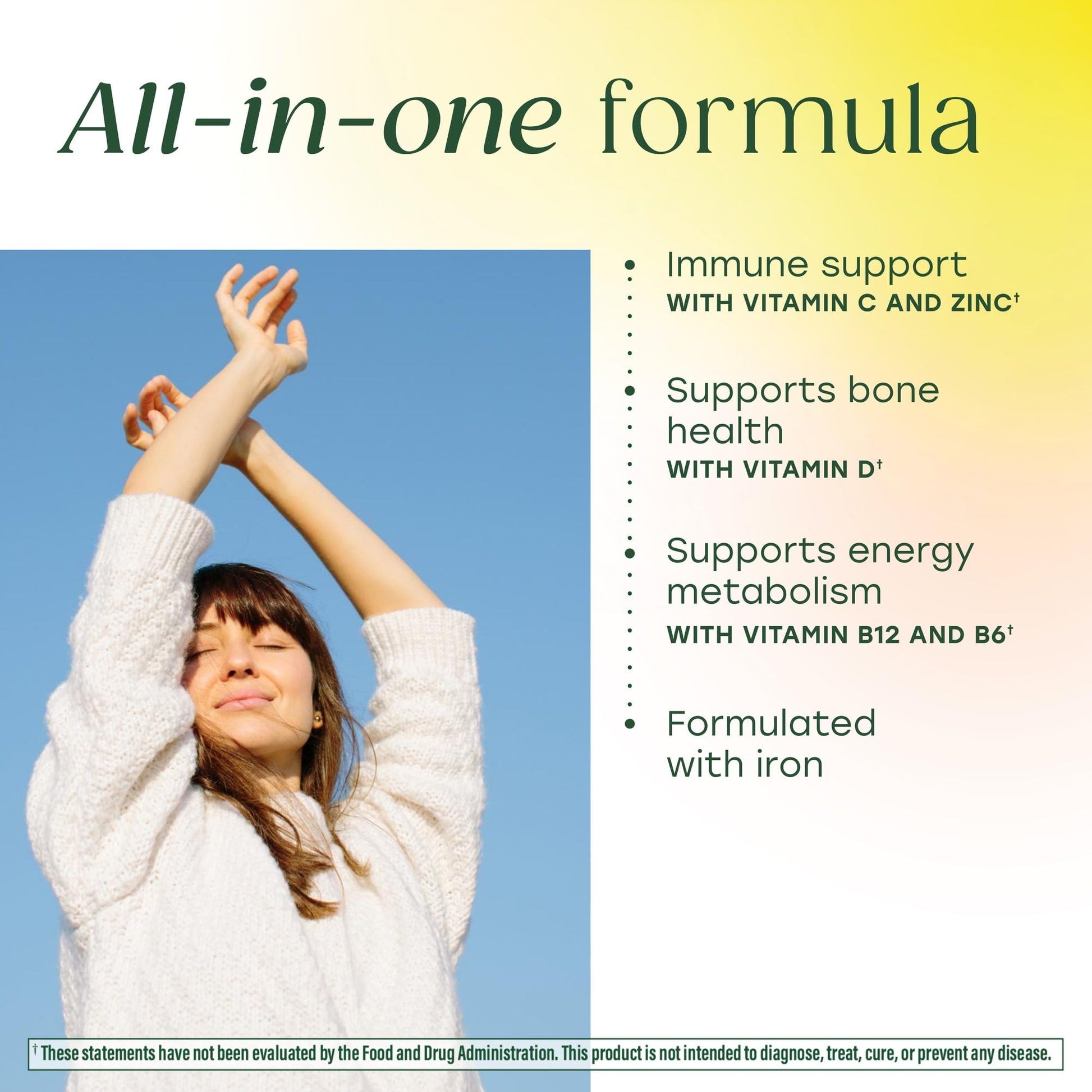 MegaFood Womens Multivitamin One Daily - Multivitamin for Women - Vitamin C, Vitamin D, Iron & B Vitamins - Bone, Energy Metabolism & Immune Support - Maple Wellness Supplements