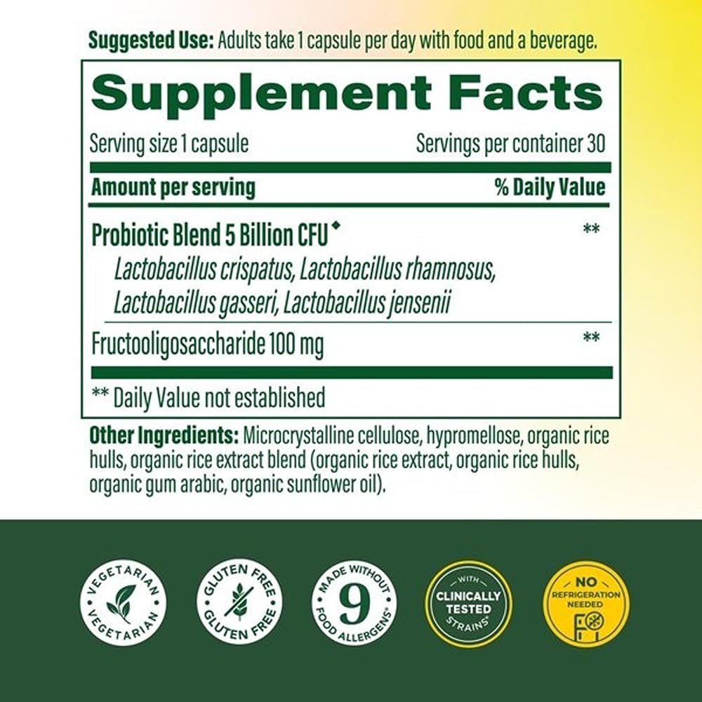 MegaFood Womens Probiotic + Prebiotic - Gluten-Free Prebiotics and Probiotics for Women, Supports Digestive Health & Regularity, Vaginal Probiotics - Maple Wellness Supplements