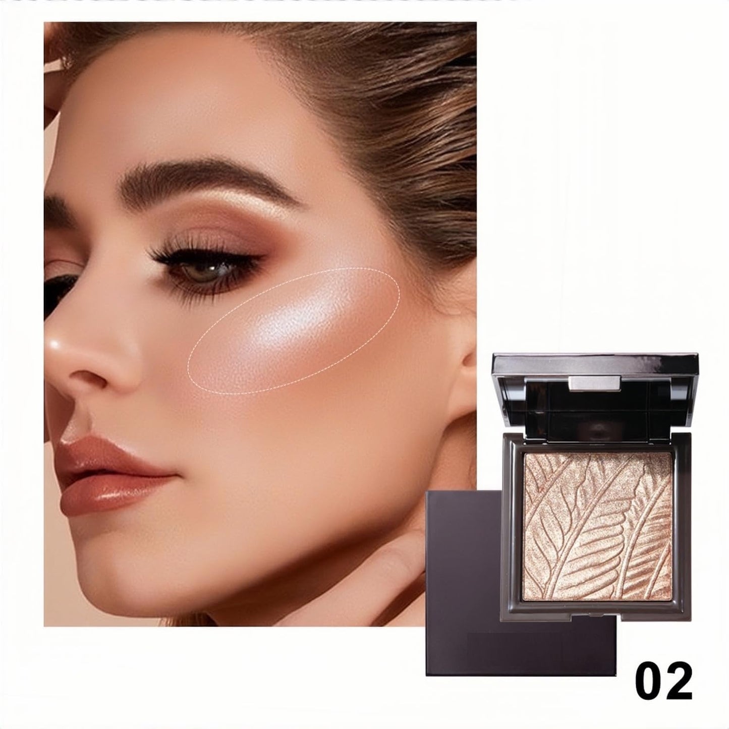 Melemando Face Sculpting Contour Palette 6 Colors Smooth Cream Matte Contour Pressed Powder Lightweight and Easy to Blend Contour Makeup (Color 02) - Maple Wellness Supplements