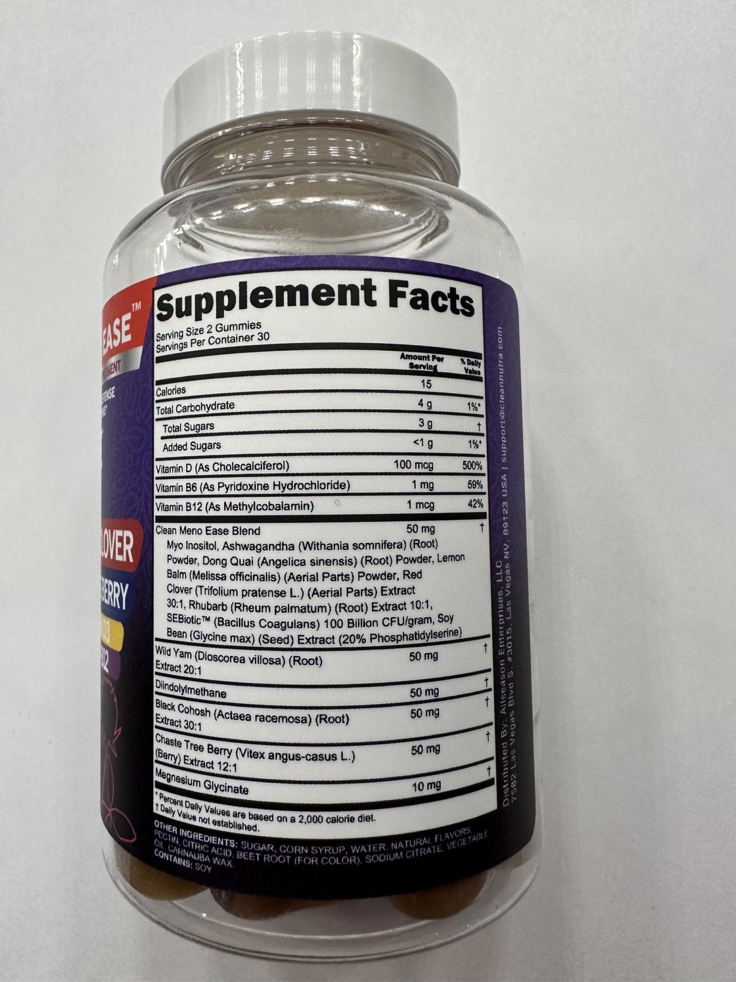 Menopause Supplement for Women Gummies with Black Cohosh, Wild Yam, DIM, Magnesium, Red Clover Chasteberry for Hormone Balance Relief Night Sweats Mood Plus Bergamot, Vitamin D3, Vitamin B6 B12 - Maple Wellness Supplements