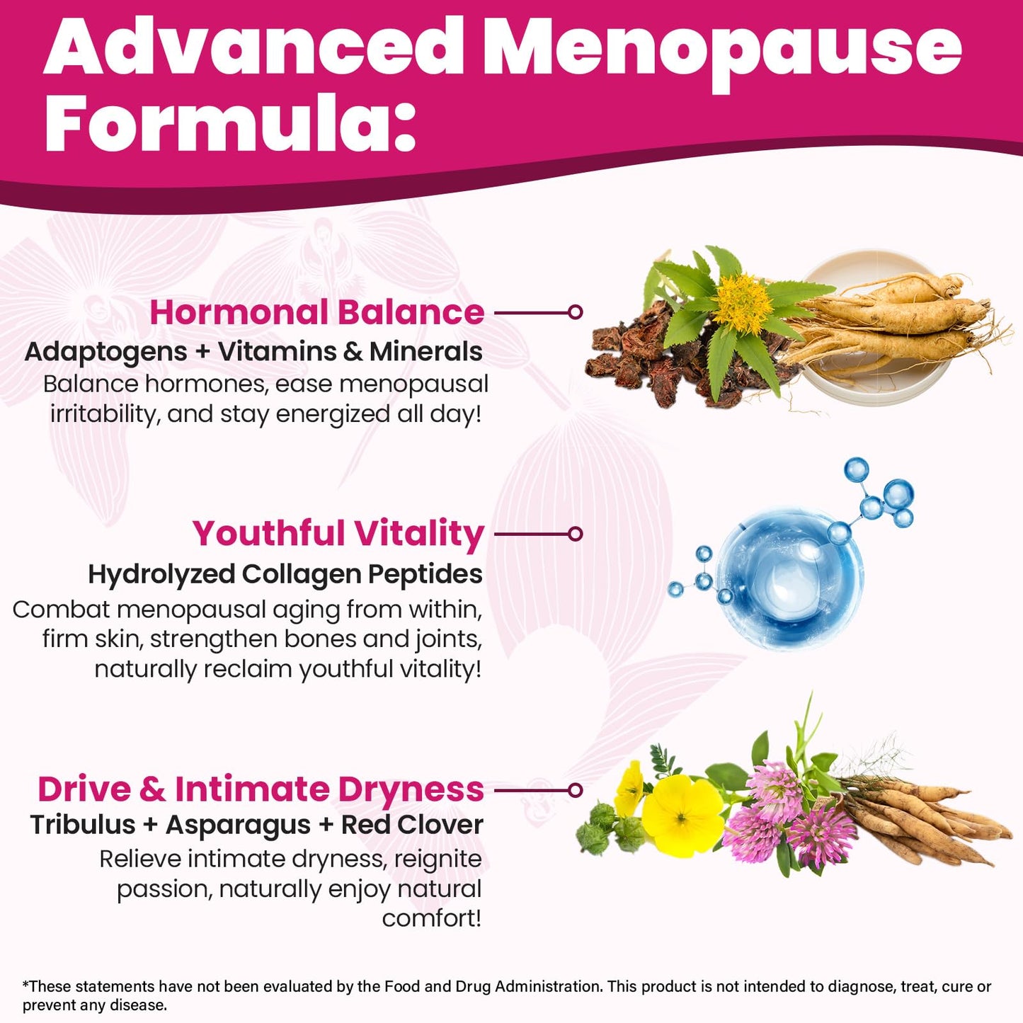 Menopause Supplements for Women, 10-in-1 Hormone Balance for Women, with Red Clover, Korean Ginseng, Shatavari - Menopause & Libisoothe Powder for Desire, Hot Flashes, Night Sweats & Mood - 5.3 Oz - Maple Wellness Supplements