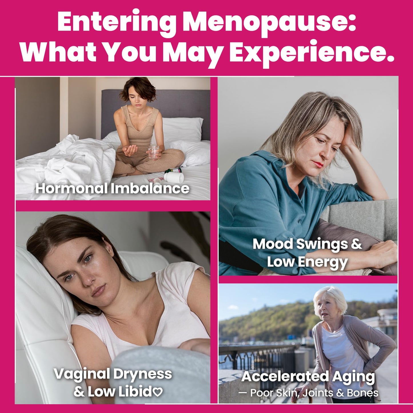Menopause Supplements for Women, 10-in-1 Hormone Balance for Women, with Red Clover, Korean Ginseng, Shatavari - Menopause & Libisoothe Powder for Desire, Hot Flashes, Night Sweats & Mood - 5.3 Oz - Maple Wellness Supplements