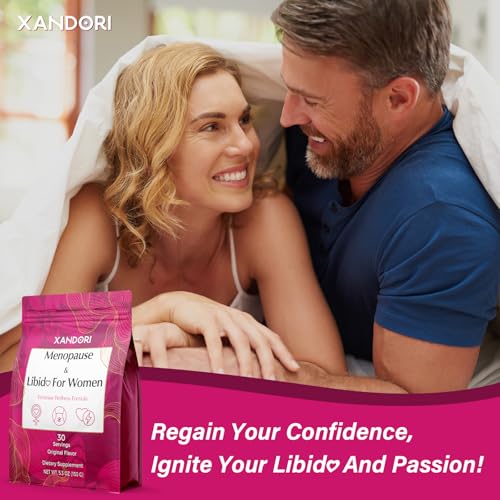 Menopause Supplements for Women, 10-in-1 Hormone Balance for Women, with Red Clover, Korean Ginseng, Shatavari - Menopause & Libisoothe Powder for Desire, Hot Flashes, Night Sweats & Mood - 5.3 Oz - Maple Wellness Supplements