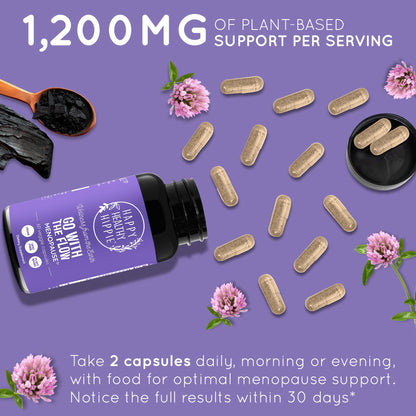 Menopause Supplements for Women – DIM Supplement + Probiotics | Estrogen Metabolism & Hormone Balance Support | Perimenopause Relief | Hot Flashes, Mood Swings & Night Sweats | Dong Quai | 60 Ct - Maple Wellness Supplements