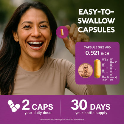 Menopause Supplements for Women - Dong Quai, Black Cohosh, Pre & Probiotics - Sweats & Hot Flashes Relief - Digestion, Sleep & Mood Support - 25-in-1 Perimenopause Complex - Maple Wellness Supplements