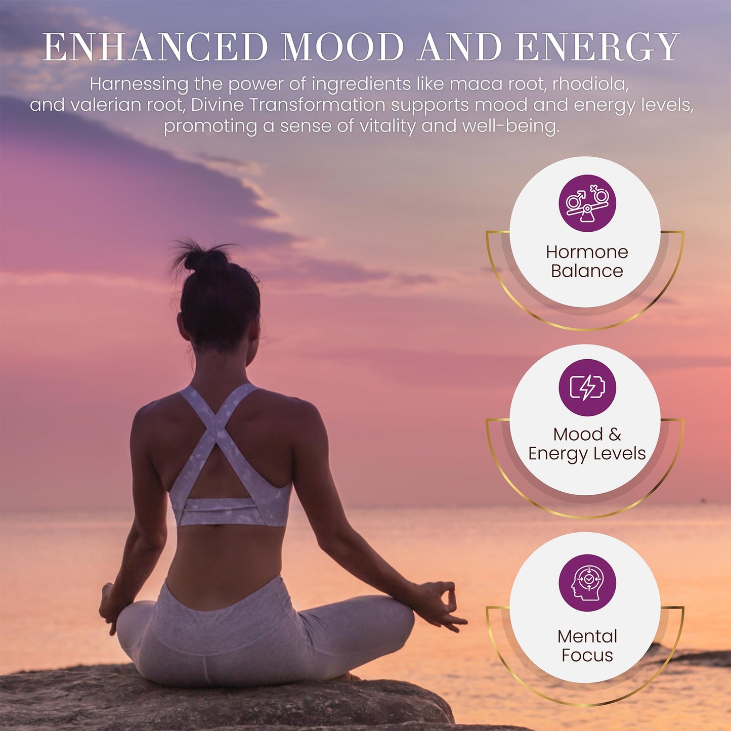 Menopause Supplements for Women - Female Hormone Balance & Immune Support - Mood Swings & Restful Sleep - Valerian Root & Saw Palmetto - Black Cohosh for Menopause Hot Flashes Relief - 60 Capsules - Maple Wellness Supplements