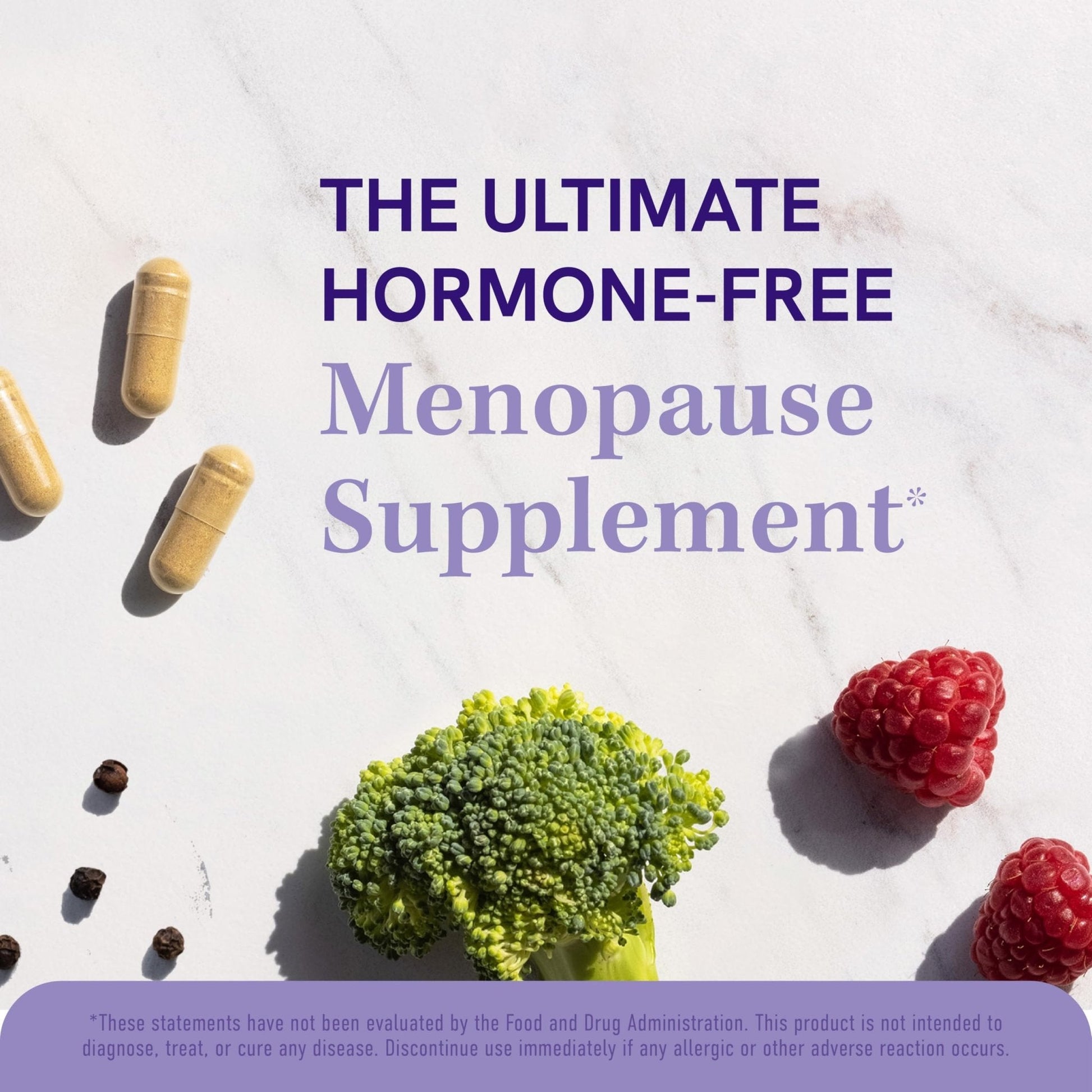 Menopause Supplements for Women Hot Flashes & Night Sweats | Hormone Balance, Menopause Relief for Women & Perimenopause Support | With Black Cohosh, DIM & Red Clover | 60 Ct (2 Month Supply) - Maple Wellness Supplements