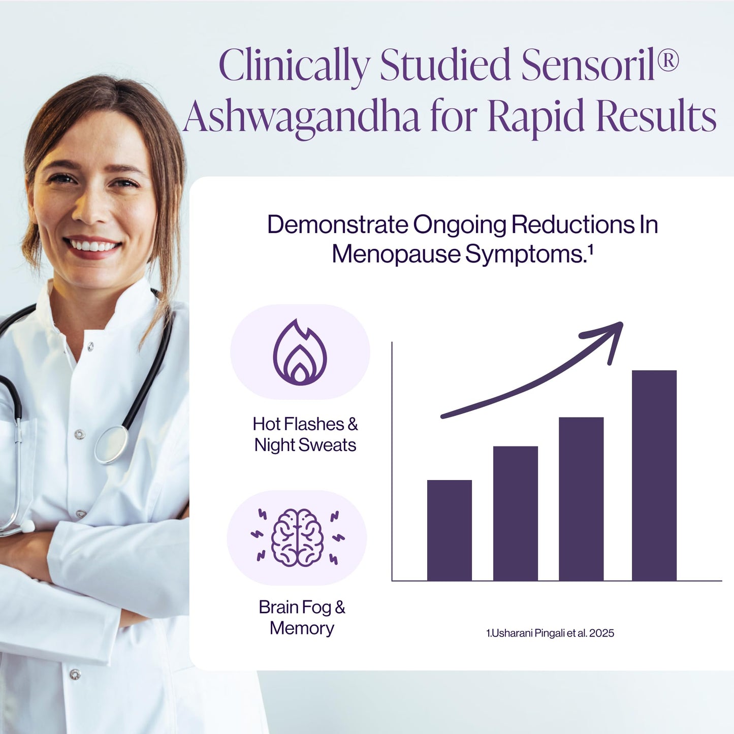 Menopause Supplements for Women - Natural Hormone Balance - Hot Flashes, Night Sweats, Sleep & Mood Support. with Sensoril® Ashwagandha, DIM, Chaste Berry & Black Cohosh Root - 60 Count - Maple Wellness Supplements