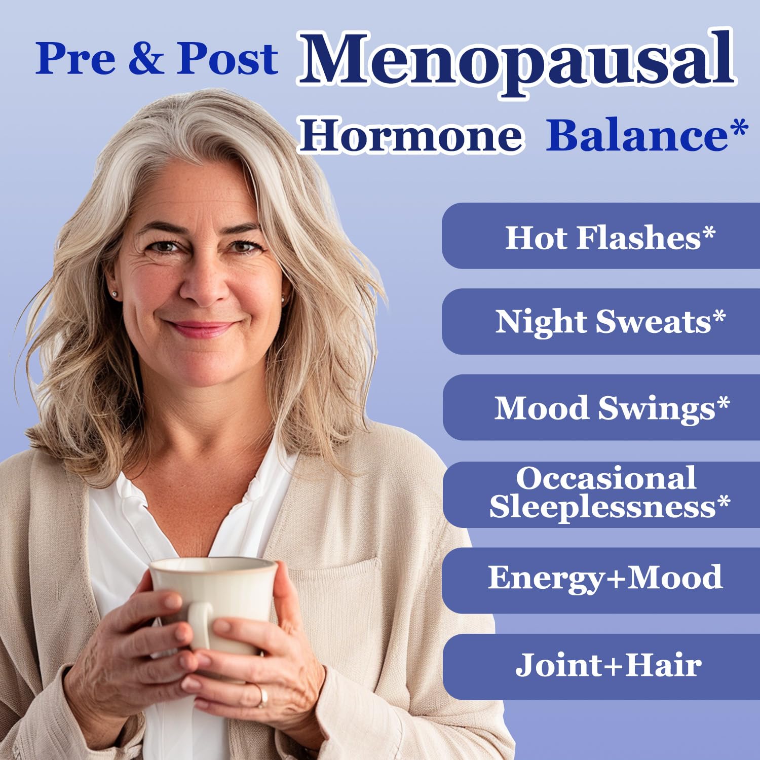 Menopause Supplements Liquid Drops, 8-in-1 Menopause Vitamin w. Black Cohosh, Ashwagandha, D3 B6 Multivitamin for Hot Flash, Night Sweats, Hormone Balance & Mood Support for Women Over 40 - Maple Wellness Supplements