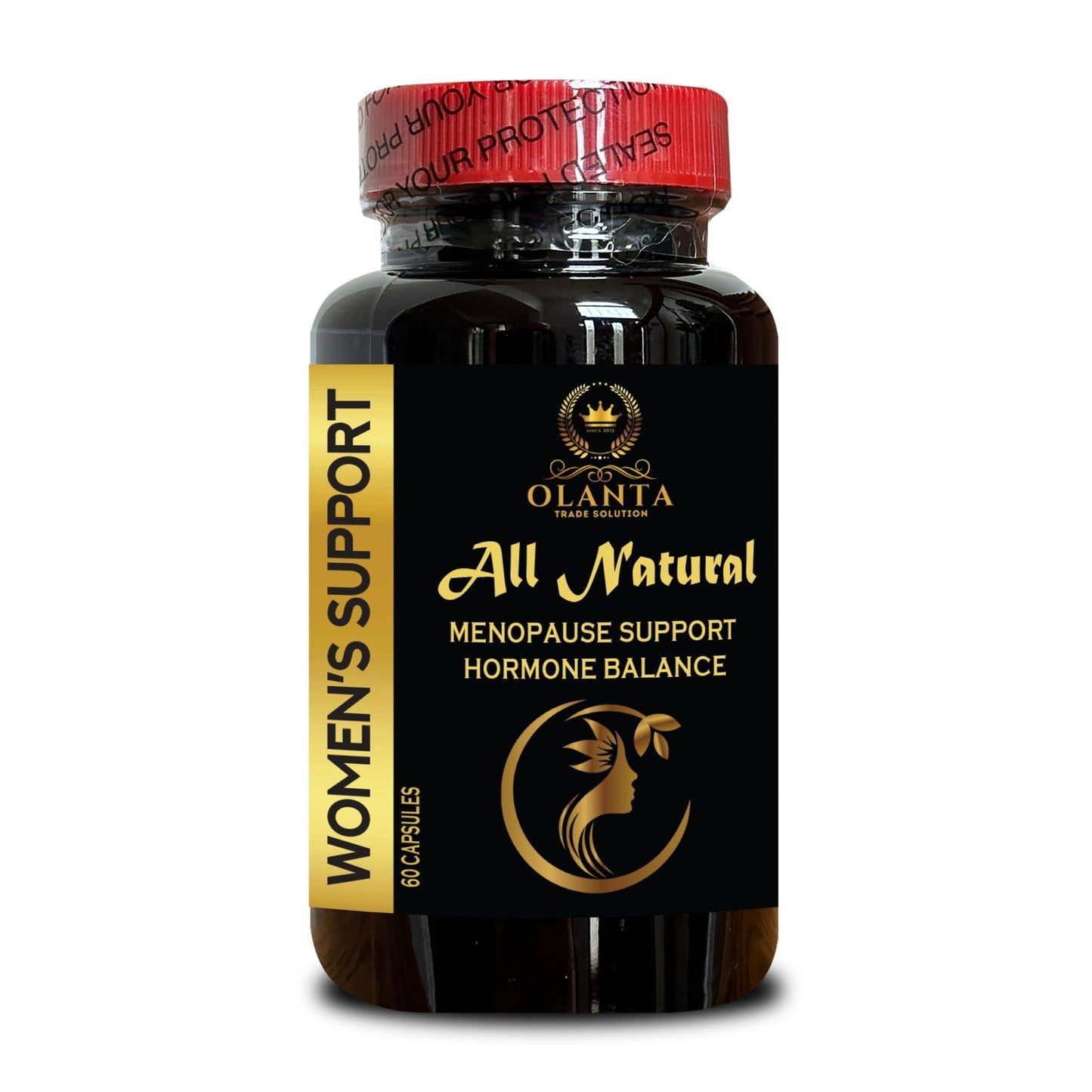 MENOPAUSE SUPPORT SUPPLEMENT - Perimenopause Supplements Women for Hot Flashes, Menopause Support, Supplement for Women Supports Hormone Balance with Black Cohosh - 1 Bottle 60 Capsules - Maple Wellness Supplements