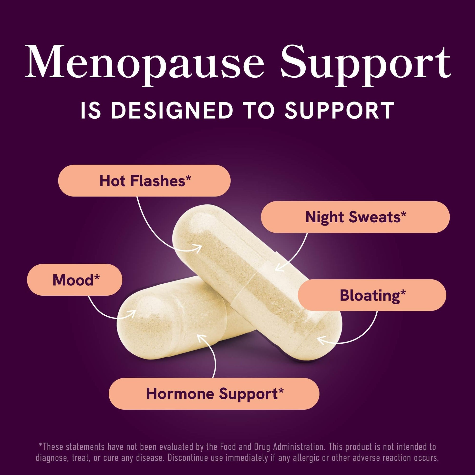 Menopause Support with Prebiotics and Probiotics for Women | Hormone Balance, Hot Flashes & Night Sweats | 50 Billion CFU, DIM & Black Cohosh | Triple Action Menopause Supplements for Women | 30 Ct - Maple Wellness Supplements