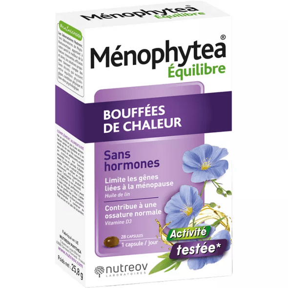 Menophytea Balancing Hormone-Free Hot Flashes 28 capsules - Maple Wellness Supplements
