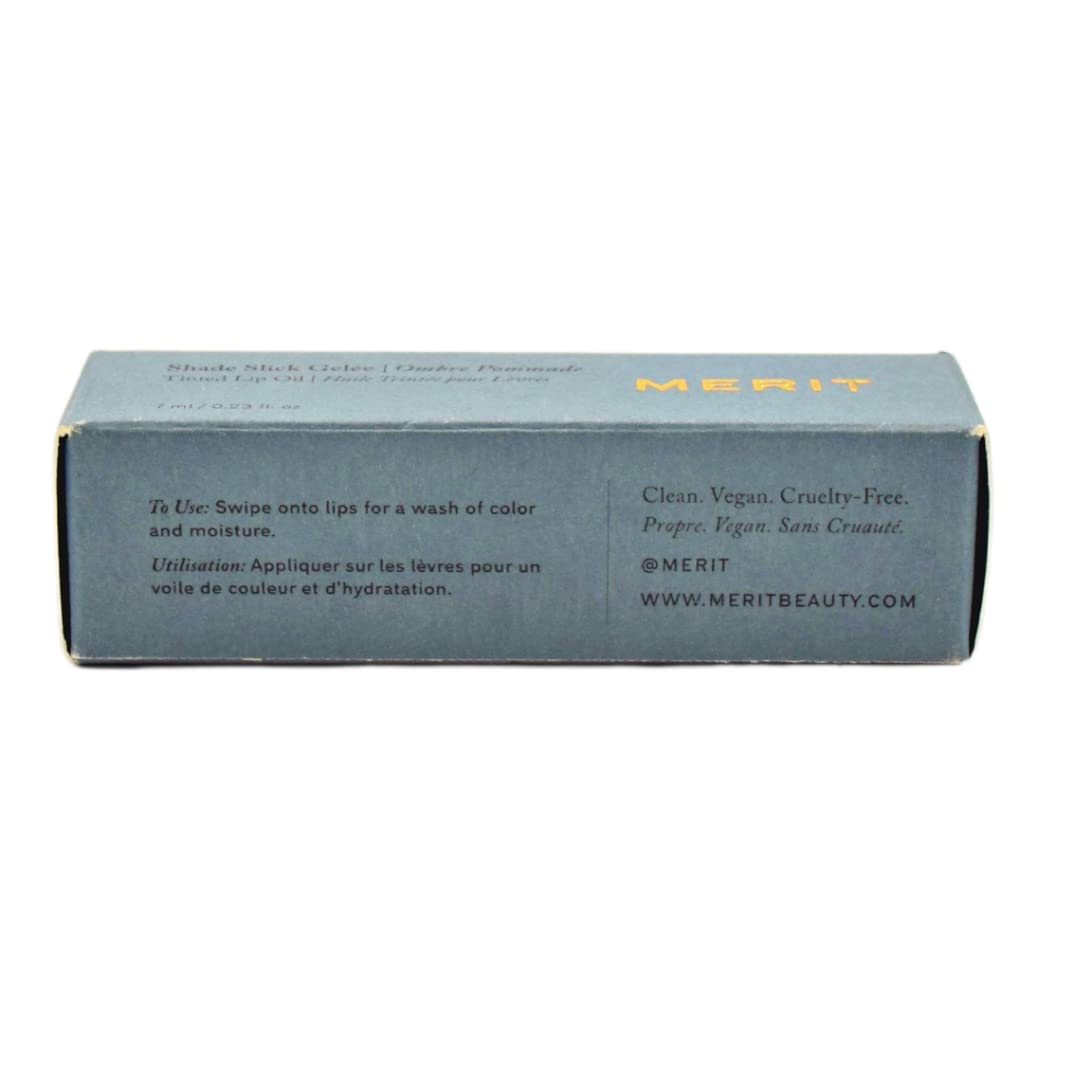 MERIT Shade Slick Gelée Sheer Tinted Lip Oil Les Deux - Maple Wellness Supplements