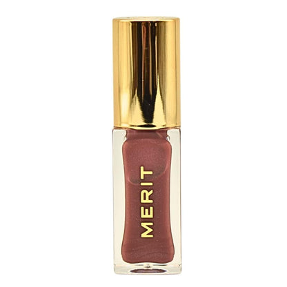 Merit Shade Slick Hydrating Tinted Lip Oil – Twin Set Mauve | Vegan Lip Gloss with Rosehip, Shea & Jojoba Oils for Moisturizing High-Shine Color - Maple Wellness Supplements