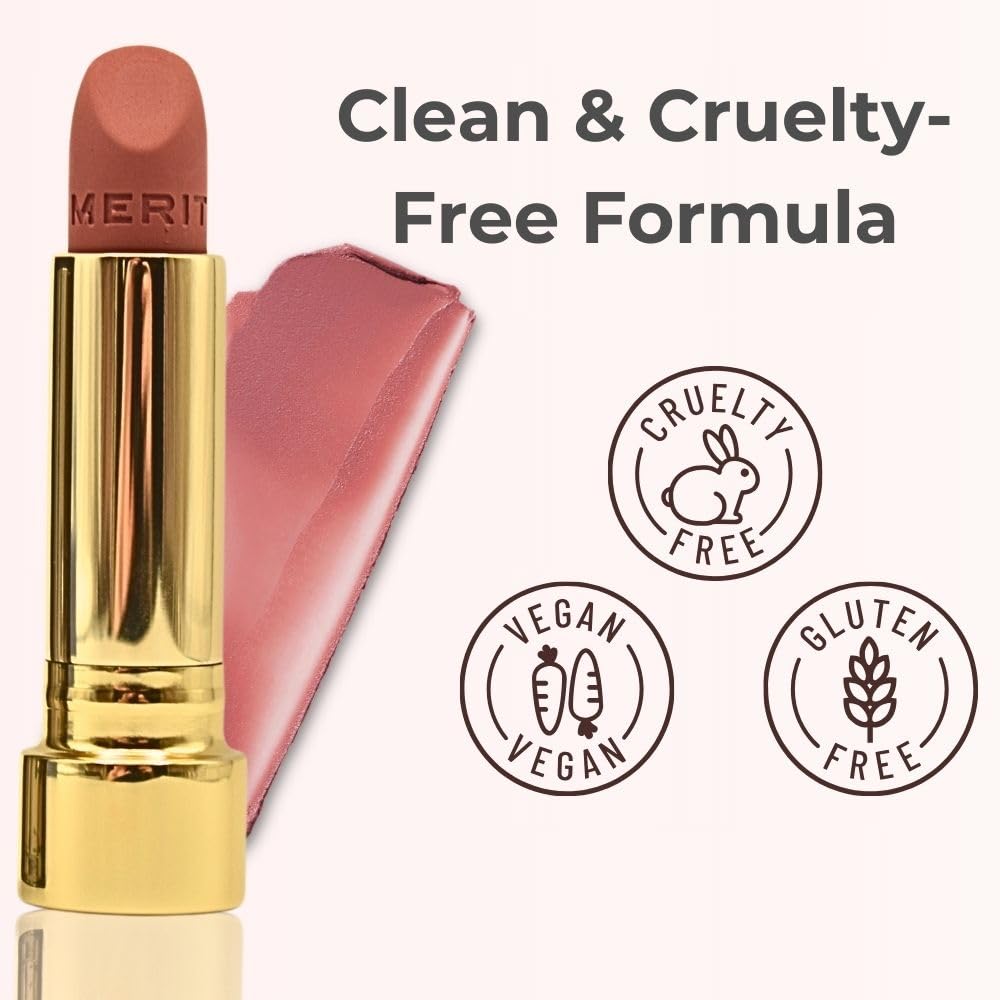 Merit Signature Lip Lightweight Matte Lipstick - 0.10 oz / 3 g (Classic (neutral), standard) - Maple Wellness Supplements
