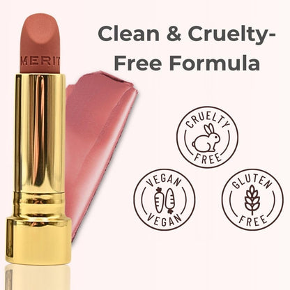 Merit Signature Lip Lightweight Matte Lipstick - 0.10 oz / 3 g (Classic (neutral), standard) - Maple Wellness Supplements