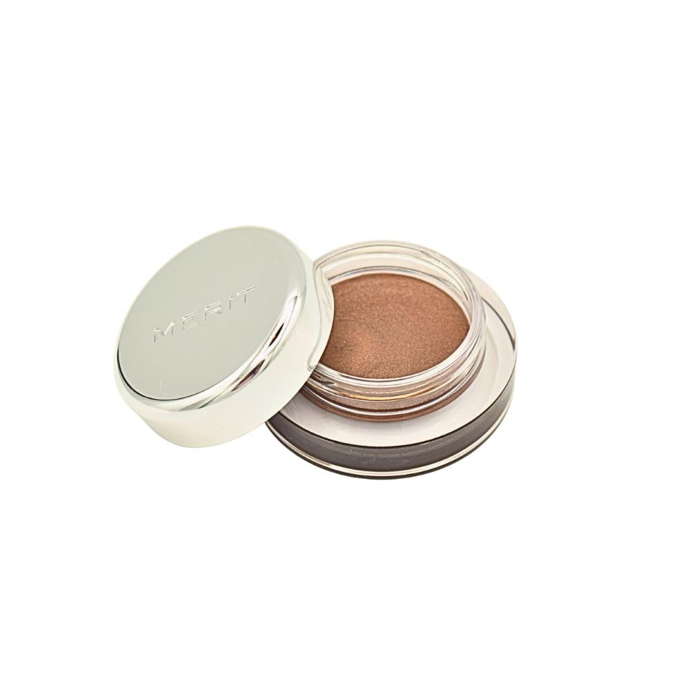 Merit Solo Shadow Cream Eyeshadow Sartorial Bronze, Buildable Crease-Free Pearlescent Color, Vegan & Cruelty-Free, 0.1 oz - Maple Wellness Supplements