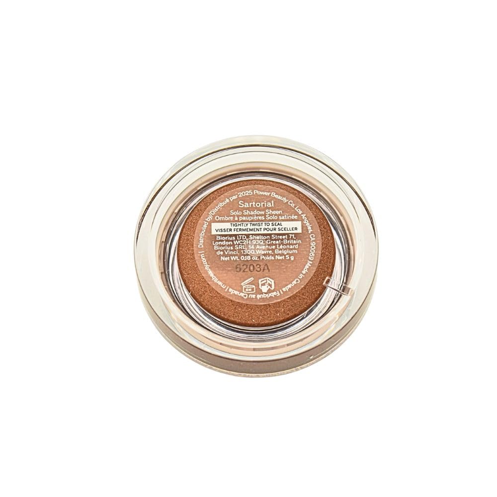 Merit Solo Shadow Cream Eyeshadow Sartorial Bronze, Buildable Crease-Free Pearlescent Color, Vegan & Cruelty-Free, 0.1 oz - Maple Wellness Supplements