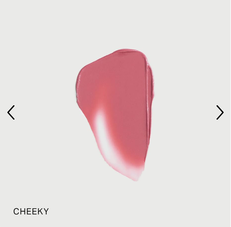 Merité Cheeky Cream Blush, Lightweight Buildable Color Balm with Vitamin E for Cheeks and Lips Flush Balm Cream Blush (0.31oz) (Cheeky - Cool Pink) - Maple Wellness Supplements