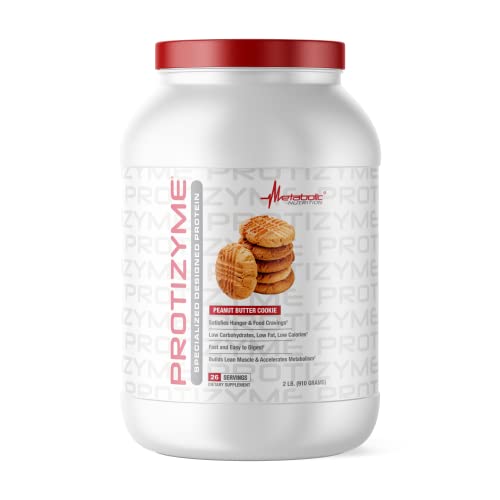 Metabolic Nutrition, Protizyme, 100% Whey Protein Powder, High Protein, Low Carb - Maple Wellness Supplements