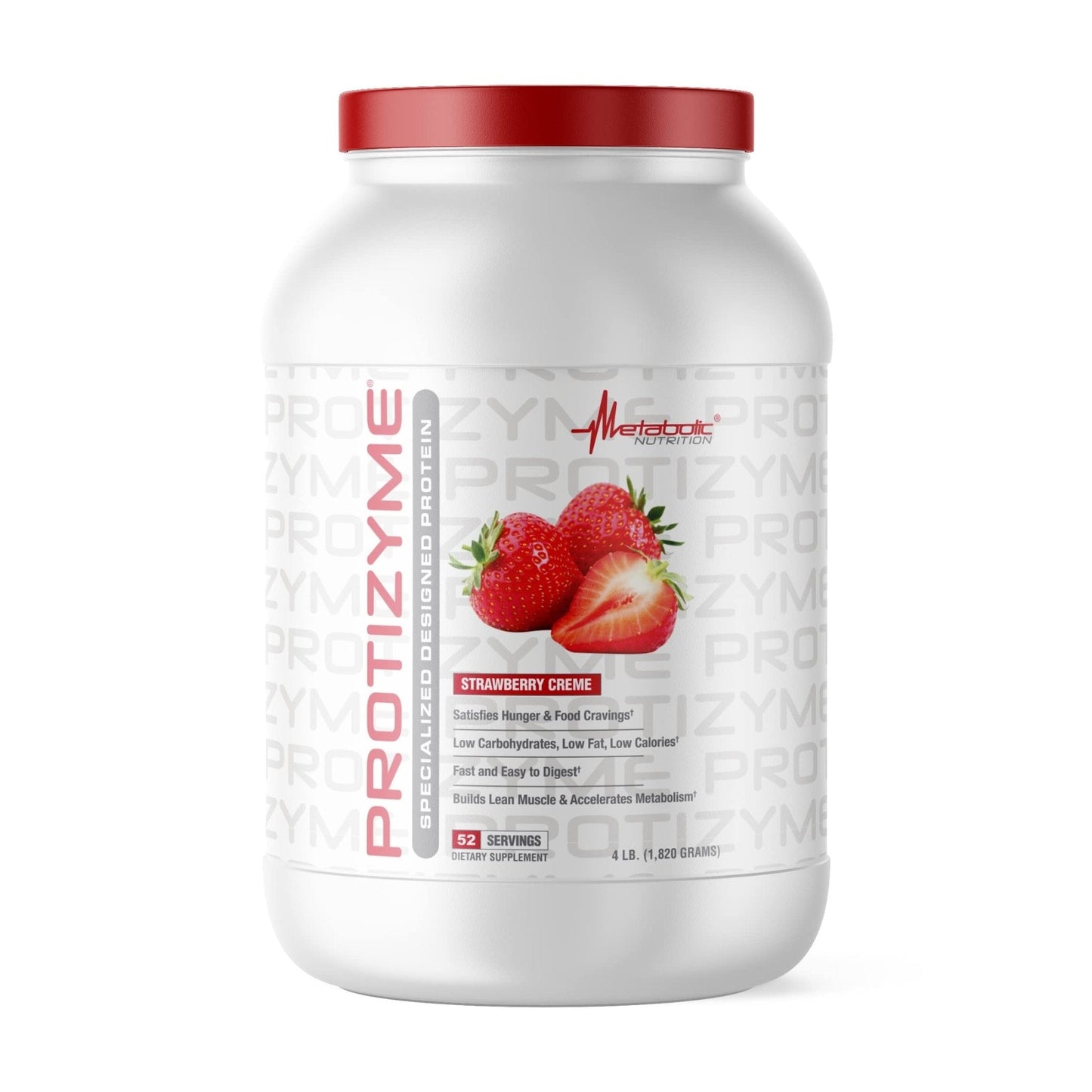 Metabolic Nutrition, Protizyme, 100% Whey Protein Powder, High Protein, Low Carb - Maple Wellness Supplements