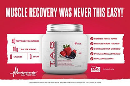 Metabolic Nutrition, TAG, Trans Alanyl Glutamine, 100% L-Glutamine Peptide Powder - Maple Wellness Supplements