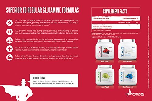 Metabolic Nutrition, TAG, Trans Alanyl Glutamine, 100% L-Glutamine Peptide Powder - Maple Wellness Supplements